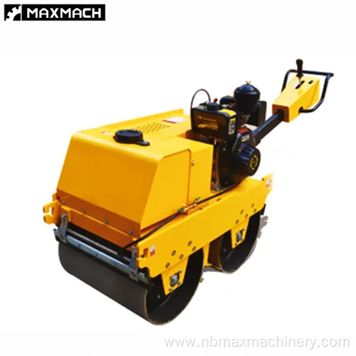 Diesel Engine Double Drums Mini Vibratory Compactor